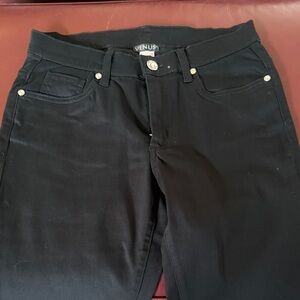 VENUS Women's Classic Black Skinny Jeans